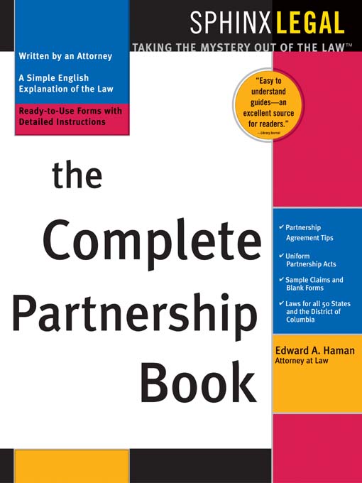 Title details for Complete Partnership Book by Edward A. Haman - Available